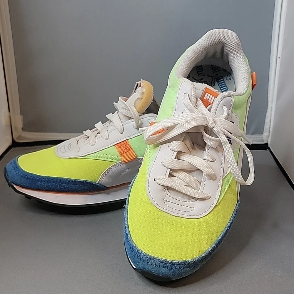 Puma Future Rider Play On Sneakers Retro Design Size 7 C Or 39